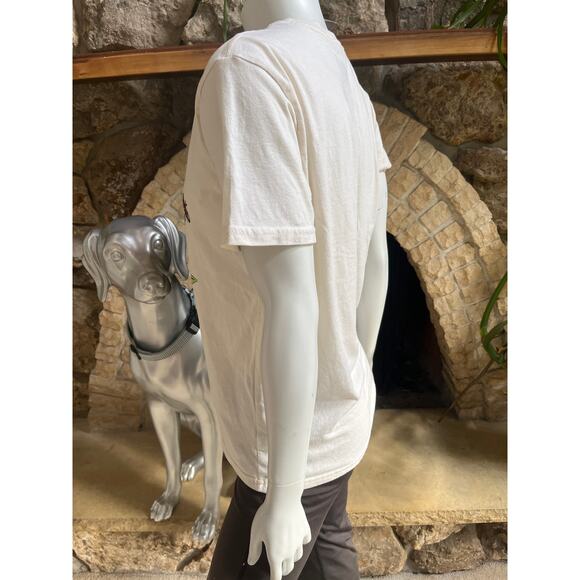 Star Wars Cream Grogu Short Sleeve Shirt Women's Size Medium - Picture 3 of 5